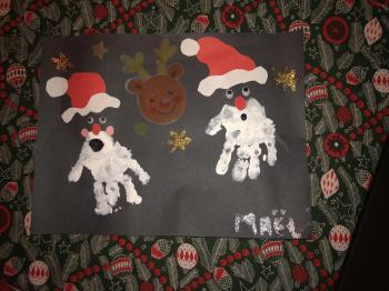 Empreintes père Noël 