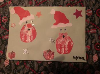 Empreintres père Noel