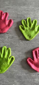 Empreintes pâte à sel 