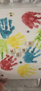 Empreintes main peinture