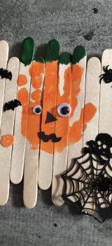 citrouille empreinte bébé 