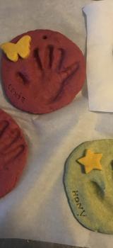 Empreintes pâte à sel