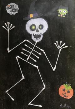 Squelette halloween