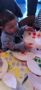 Décoration panier lapin pour pâques 