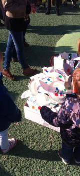 Chasse aux oeufs au parc