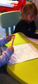 Coloriage père Noël 