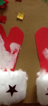 Les mains du père Noël 