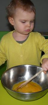 Préparation crêpes! miam miam